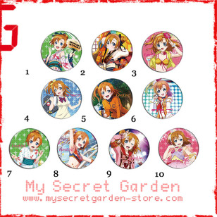 Love Live ! School Idol Project ラブライブ Honoka Anime Pinback Button Badge Set 1a or 1b ( or Hair Ties / 4.4 cm Badge / Magnet / Keychain Set )